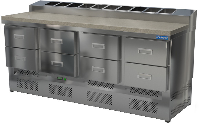 Стол холодильный для пиццы КАМИК СОПН-К-082073