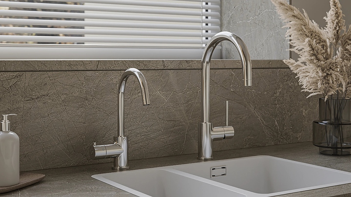 Система мгновенного кипячения воды 2 в 1 ArtisanTech AquaHot 3300 Chrome