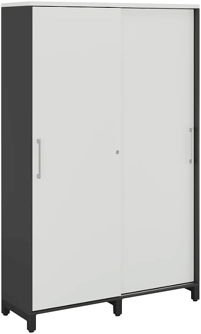 Шкаф для одежды КОБОР HKG/5-120/60/M black/premium