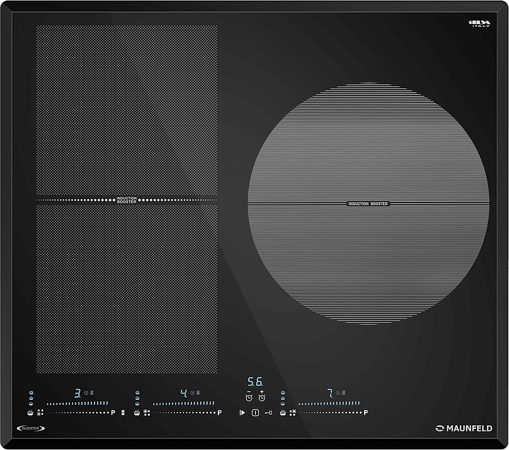 Варочная панель индукционная Maunfeld CVI593SFBK LUX Inverter черная