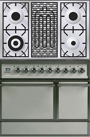 Газовая плита с духовым шкафом ILVE QDC-90B-MP