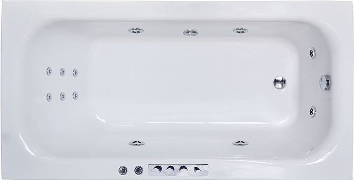 Ванна гидромассажная Royal Bath ACCORD COMFORT RB627100CO 180х90х64 см, акрил