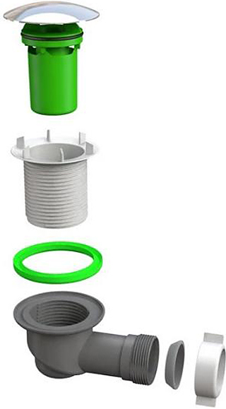Сифон для душевого поддона Bonomini Francesino 5890CR80B2WZ