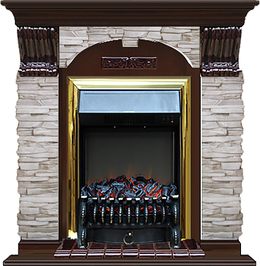 Камин Glenrich Арочный Fobos BR Мисхор №3 дуб 46