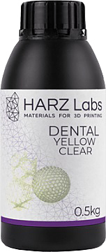 Фотополимер HARZ Labs LLC Dental Yellow Clear для LCD/DLP принтеров, 0,5 л