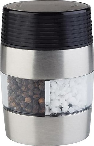 Мельница для соли и перца APS 40544 2 в 1, 60х45х95 мм, акрил / пластик / нержавеющая сталь