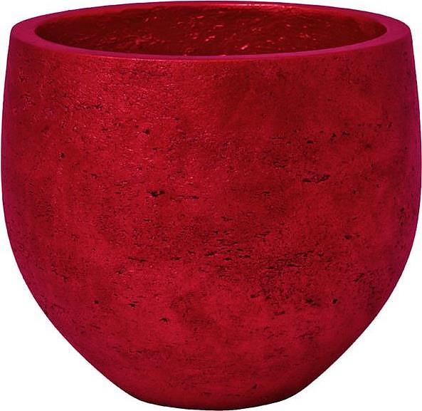 Кашпо Pottery Pots Mini ORB (18х15 см) темно-красное