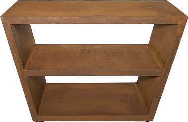 Модуль с дровницей для уличного гриля COEO COMPC кортеновская сталь