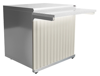 Прилавок нейтральный Luxstahl ПН-900 Premium Elegia (Элегия)