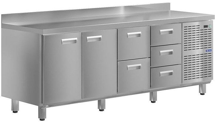 Стол холодильный KAYMAN КСХ-1123/60 (2 двери, 5 ящиков)