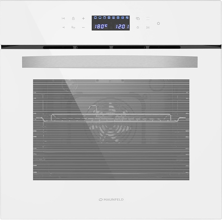 Духовой шкаф Maunfeld EOEC.566TW белый / стекло
