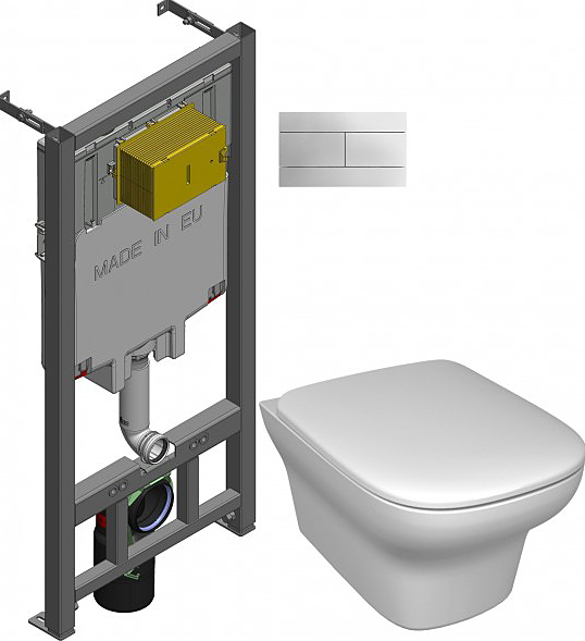 Унитаз подвесной с инсталляцией Jacob Delafon VOX E21746RU-00