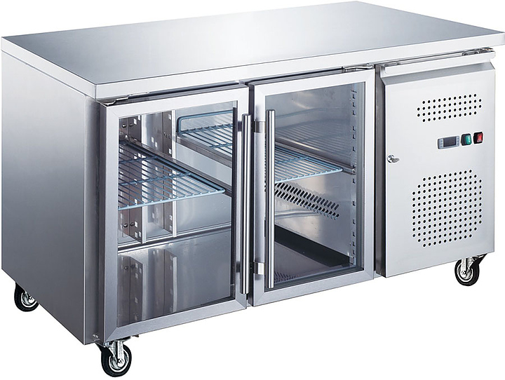Стол холодильный Tatra TRTGN2 TN G без борта, стеклянные двери