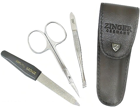 Маникюрный набор ZINGER MS- Z-3-SM дорожный  (3 предмета)
