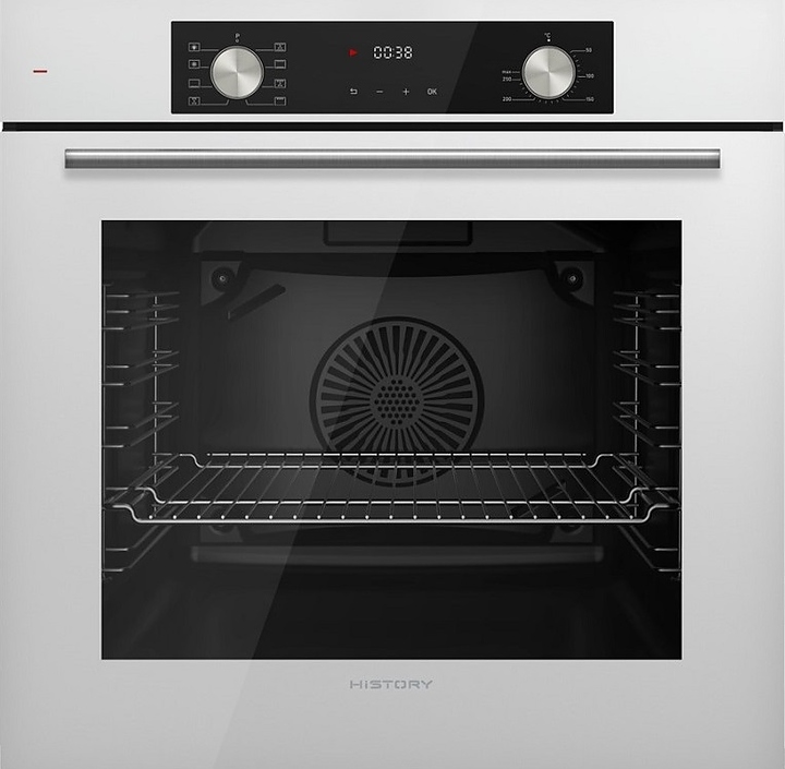 Духовой шкаф HiSTORY OE778L.FWH белый / стекло