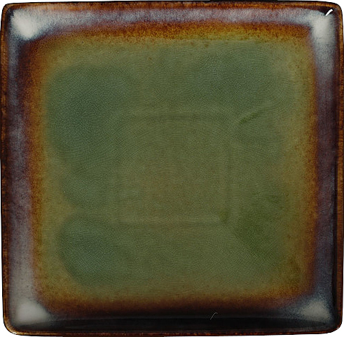 Тарелка квадратная Corone Verde HL497010 212x212 мм сине-зеленая