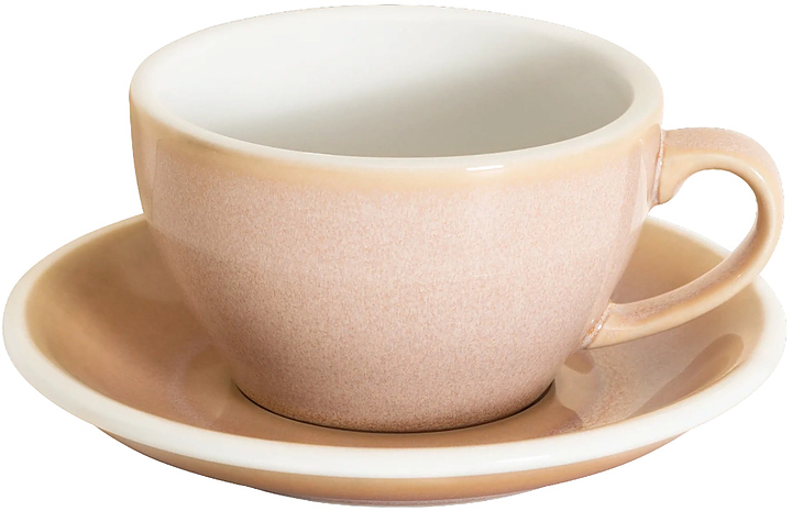 Кофейная пара Loveramics Egg Latte&Cappuccino Cup C088-115BRO/C088-143BRO 250 мл, розовый (rose)