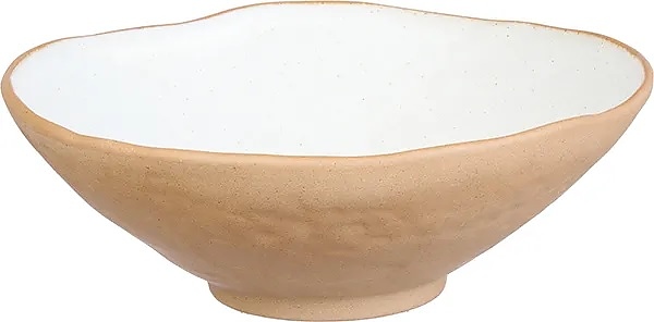 Салатник Kunstwerk Grasp 20730/white 870 мл d=22 см h=7,6 см (керамика) белый