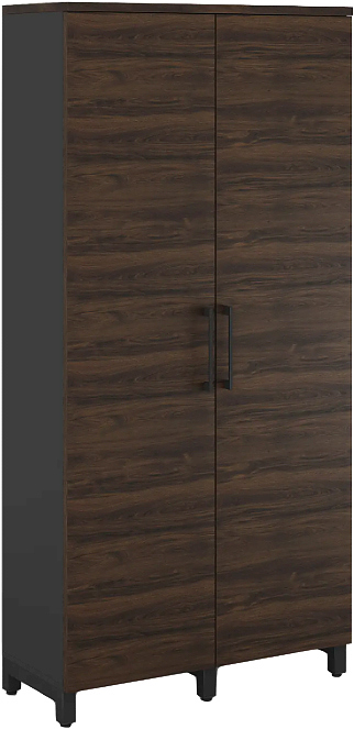 Шкаф для одежды КОБОР HRG-90/60/M black/charlston