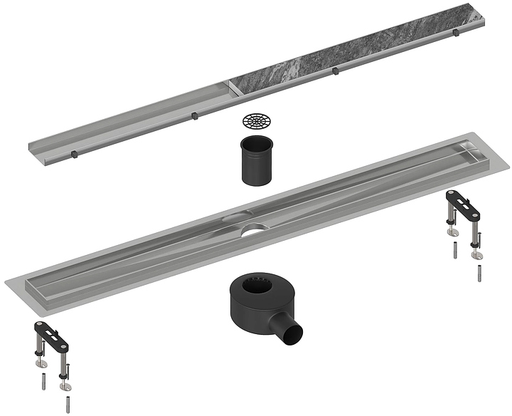 Лоток душевой TIMO Drain System 900 DS230209/01 сатин