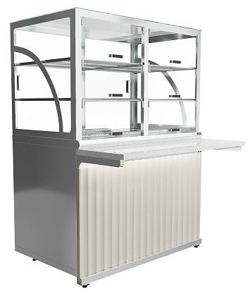 Прилавок холодильный Luxstahl ПХК (С)-1200 Premium Elegia (Элегия)
