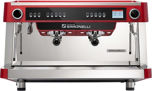 Кофемашина автоматическая Nuova Simonelli Nuova Aurelia MP 2Gr 220V red+high groups+Autopurge