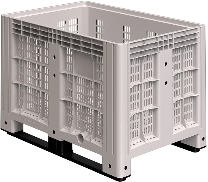 Контейнер iPlast Контейнер iPlast iBOX 11.602 1200х800х800 мм на полозьях, перфорированный