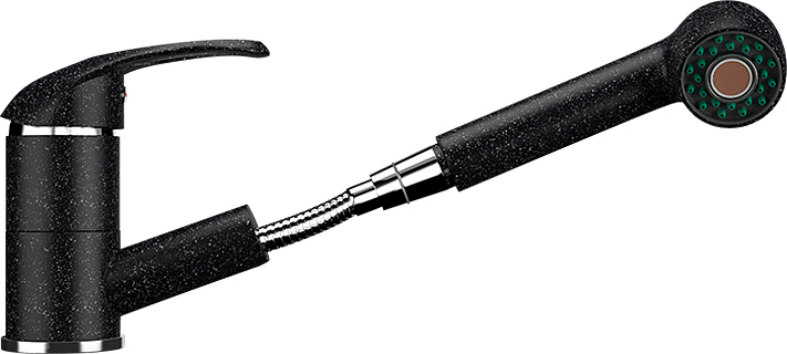 Смеситель для кухни ULGRAN U-002-308 черный