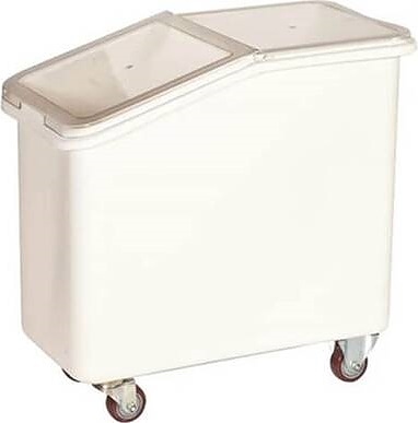 Контейнер для сыпучих продуктов Gastroplast GIB-03 82 л (полипропилен) белый с совком