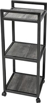 Тележка парикмахерская Имидж Мастер БАРБЕР, каркас сосна 58