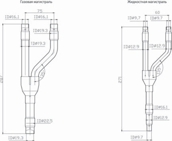 Разветвитель General Climate GC-FQ01B
