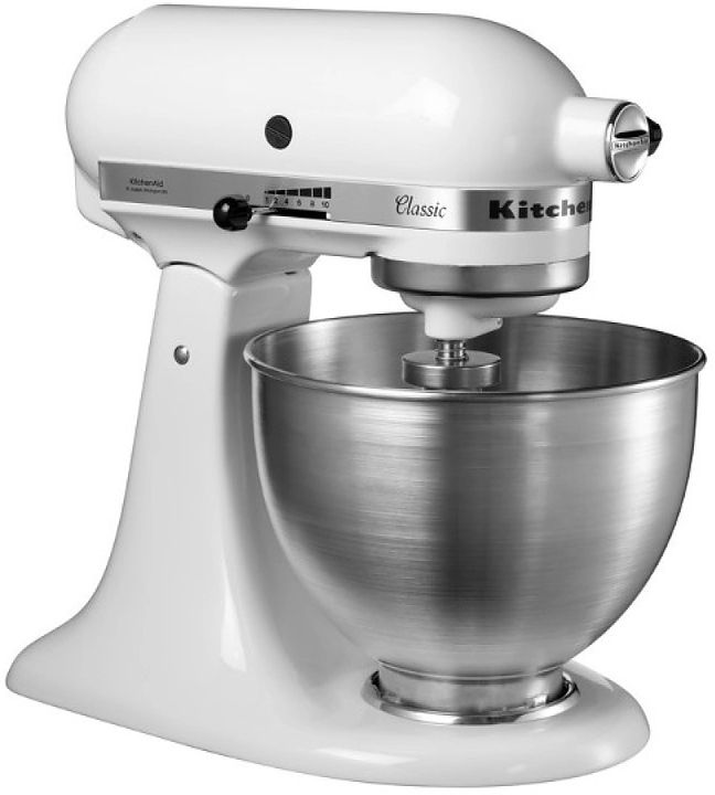 Миксер планетарный KitchenAid Classic 5K45SSEWH 4,28 л белый