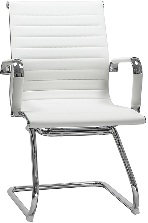 Кресло офисное для посетителей DOBRIN 102N-LMR CODY (белое)