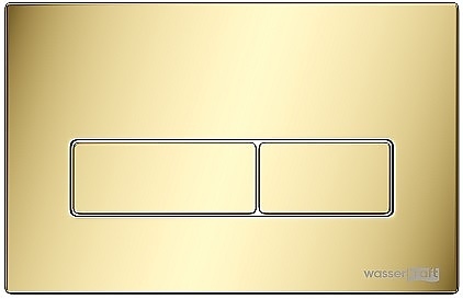 Кнопка смыва Wasserkraft PG03 золото глянцевое