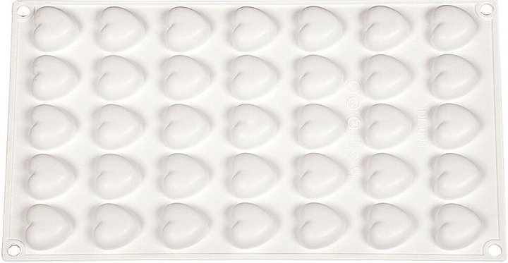 Форма силиконовая P.L. Proff Cuisine 73024125 "Микро сердце" 35 ячеек