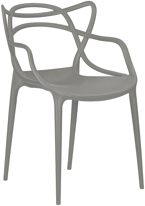 Стул обеденный DOBRIN 601PP-LMZL-N MASTERS (светло-серый) 4 шт.