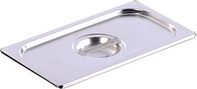 Крышка для гастроемкости Gastrotop GN 1/3 cover (325х176) нерж. сталь
