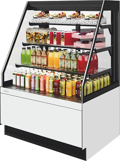 Витрина кондитерская Chilz VETE II KUB OFT 60 белый глянец