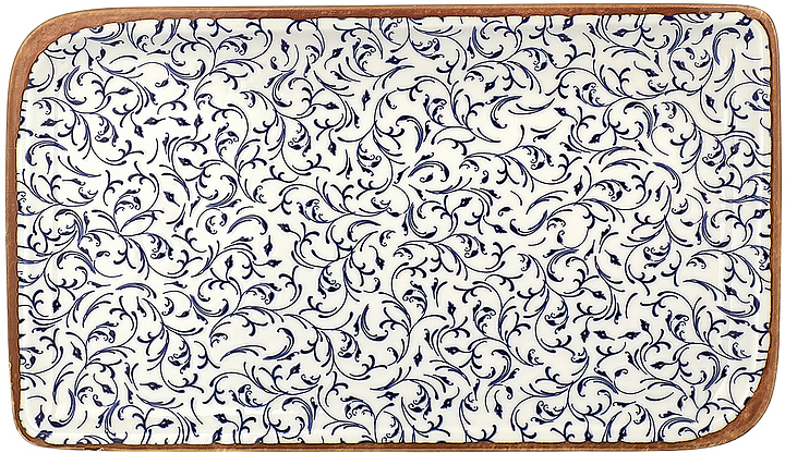 Блюдо прямоугольное By Bone Tinta Edera TN-ED-AR-38-DT 35х16 см