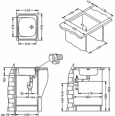 Мойка Alveus Basic 30