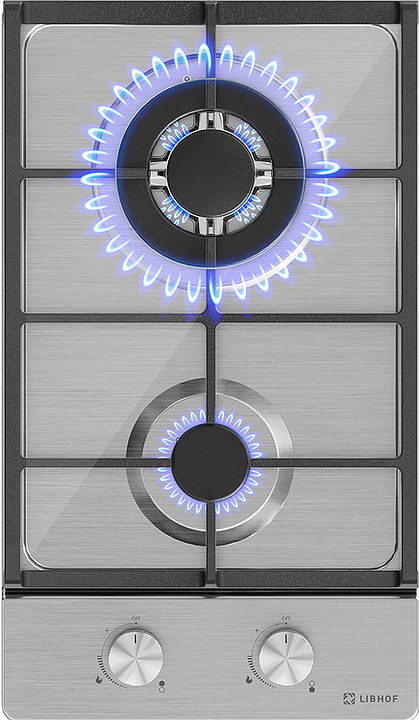 Варочная панель газовая Libhof GS-302 silver (нерж. сталь)