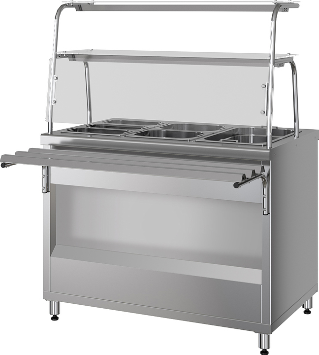Прилавок-мармит Марихолодмаш ПМВЭ15 для вторых блюд