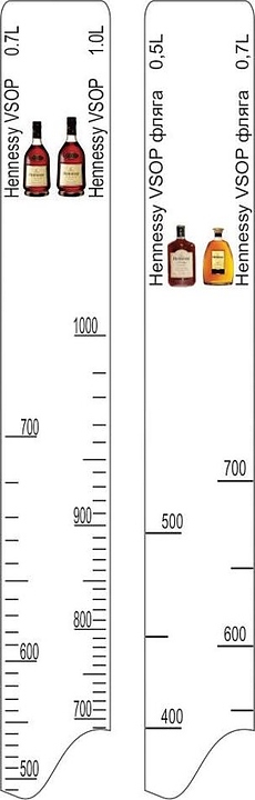 Барная линейка P.L. Proff Cuisine Hennessy VSOP (0,7/1 л) / Hennessy VSOP фляга (0,5/0,7 л)