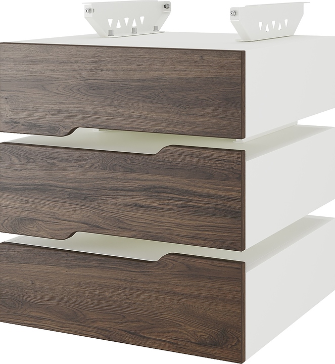 Тумба подвесная КОБОР T-3 white/charlston