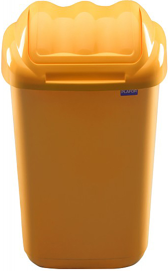Контейнер для мусора PLAFOR Fala 15 л желтый