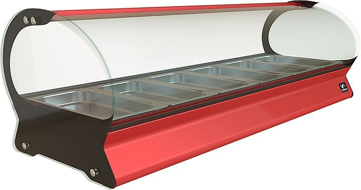 Витрина тепловая КОБОР SE-10H красная