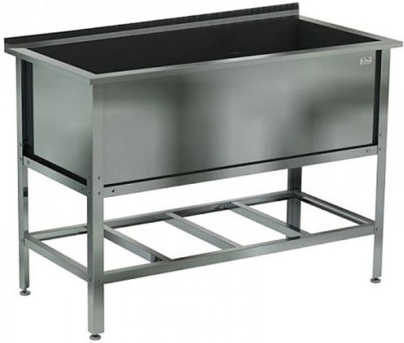 Ванна моечная КОБОР ВМСБ/1-134/70/430 (в бортом)