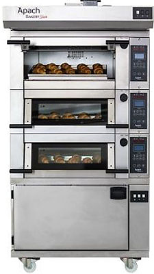 Печь подовая Apach Bakery Line E2K4P DPBI-T