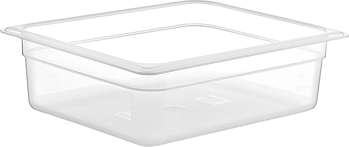 Гастроемкость Gastroplast GNPP-12100 GN 1/2-100 (325х265х100) 5 л полипропилен прозрачная
