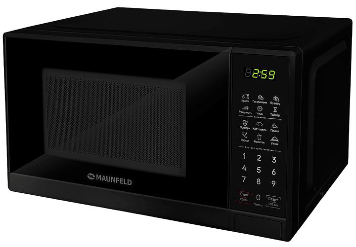 Микроволновая печь Maunfeld MFSMO720EB07 20 л 700 Вт 445х325х255 мм настольная, черный